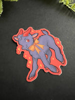 Retro Spooky Goat Sticker