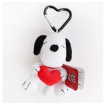 Snoopy Heart Key Ring Charm