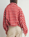 Red Check Fleece Jacket