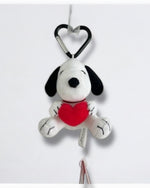 Snoopy Heart Key Ring Charm