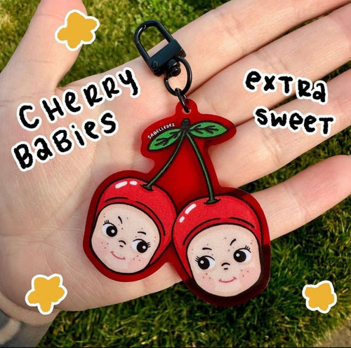 Cherry Babies Keychain