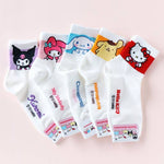 Sanrio Athletic Ankle Socks: KeroKero keroppi