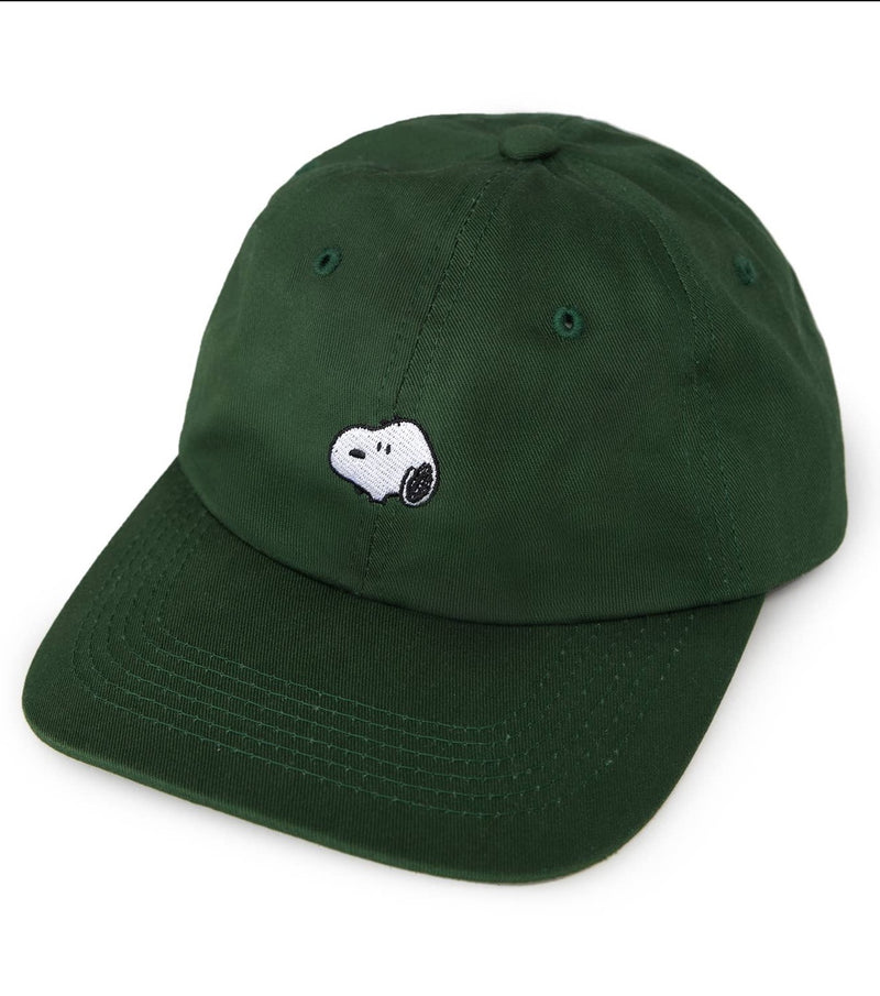 3P4 x Peanuts® - Snoopy Embroidered Dad Hat (Forest)