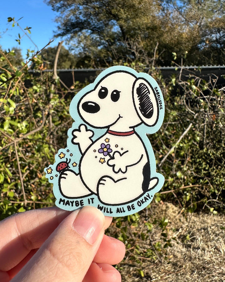 Full of Hope Snoopy Sticker