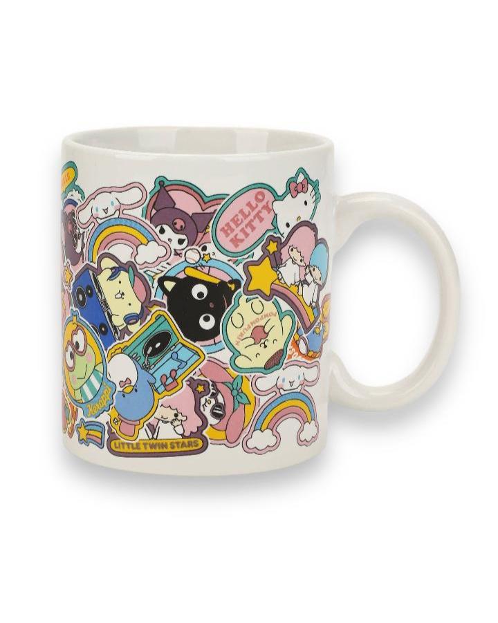 Hello Kitty & Friends Sticker Collection 16 oz. Ceramic Mug