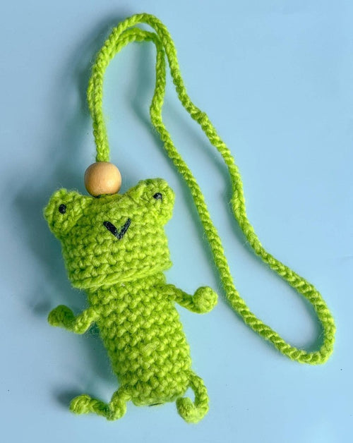 Frog Crochet Lighter Holder