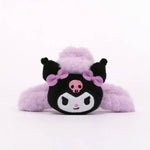 Sanrio Fluffy Hair Pin Claws Clip: Kuromi