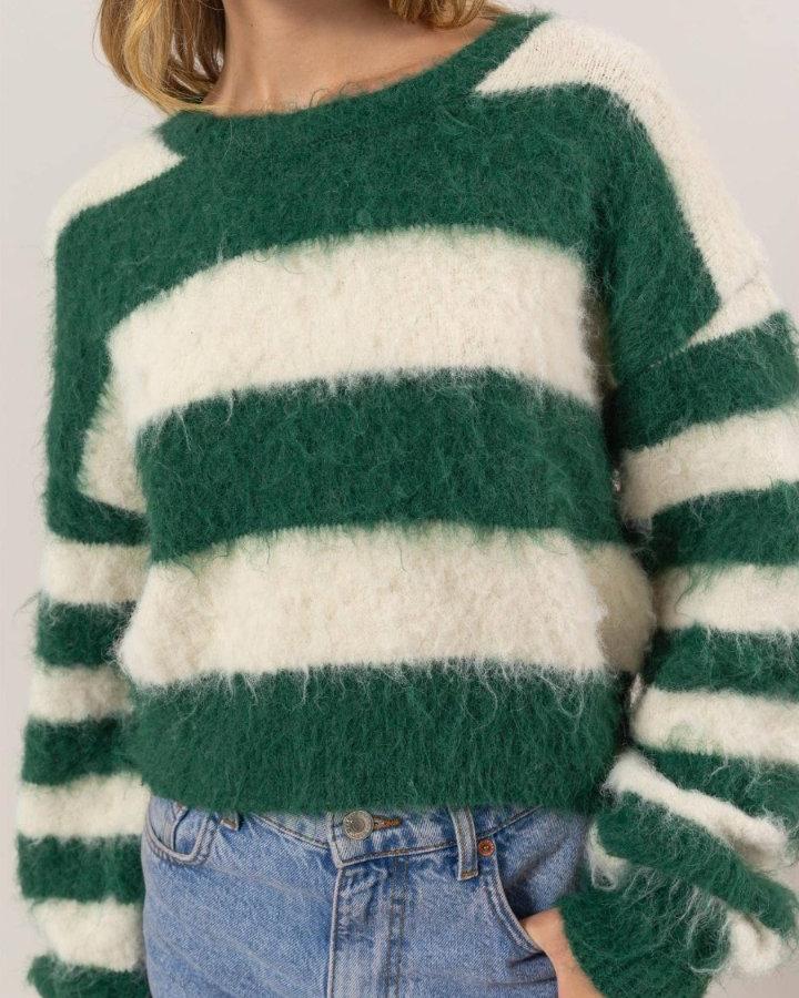 Green Striped Malin Sweater