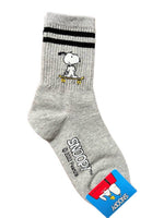 Gray Athletic Snoopy Socks