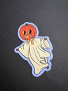 Retro Halloween Pumpkin Magnet