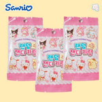 Sanrio Pastel Candy Key Ring Chain Zipper Charm Random Pack