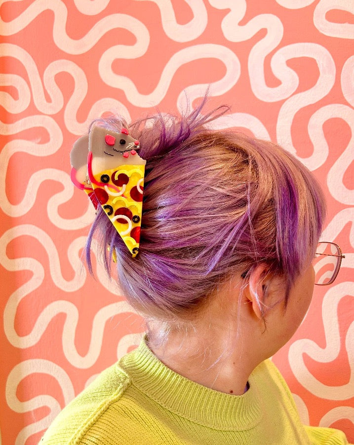 Pizza Rat Hair Claw