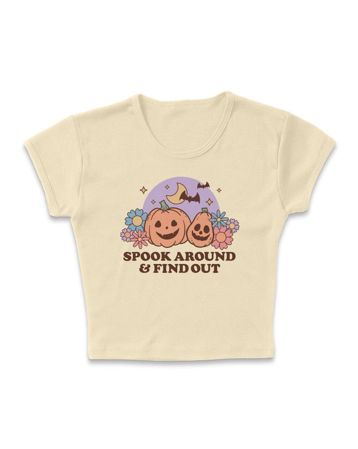 Spook Around and Find Out Crop Top