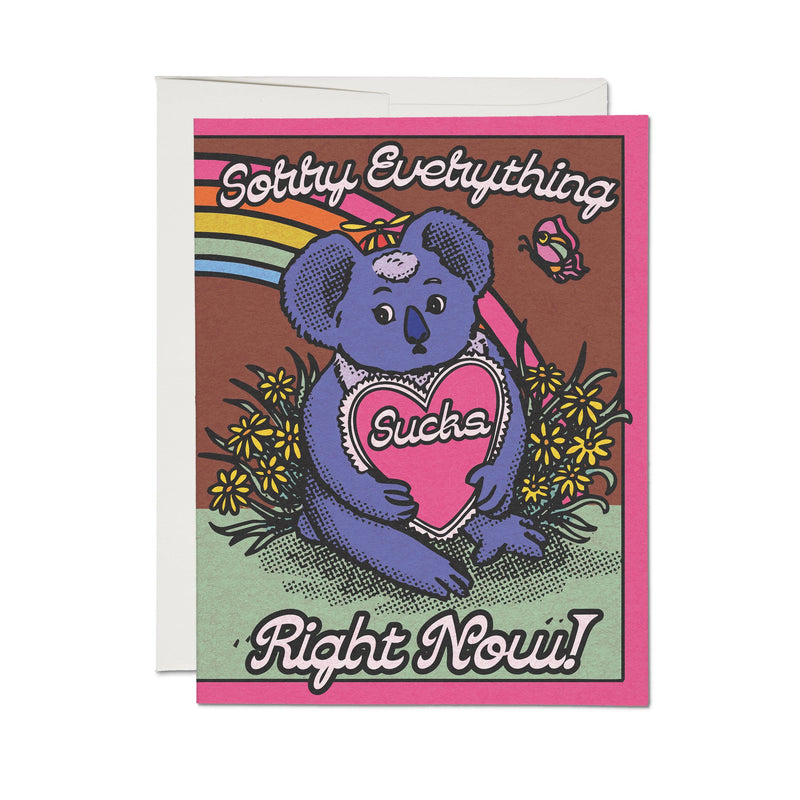 Sorry Koala Greeting Card