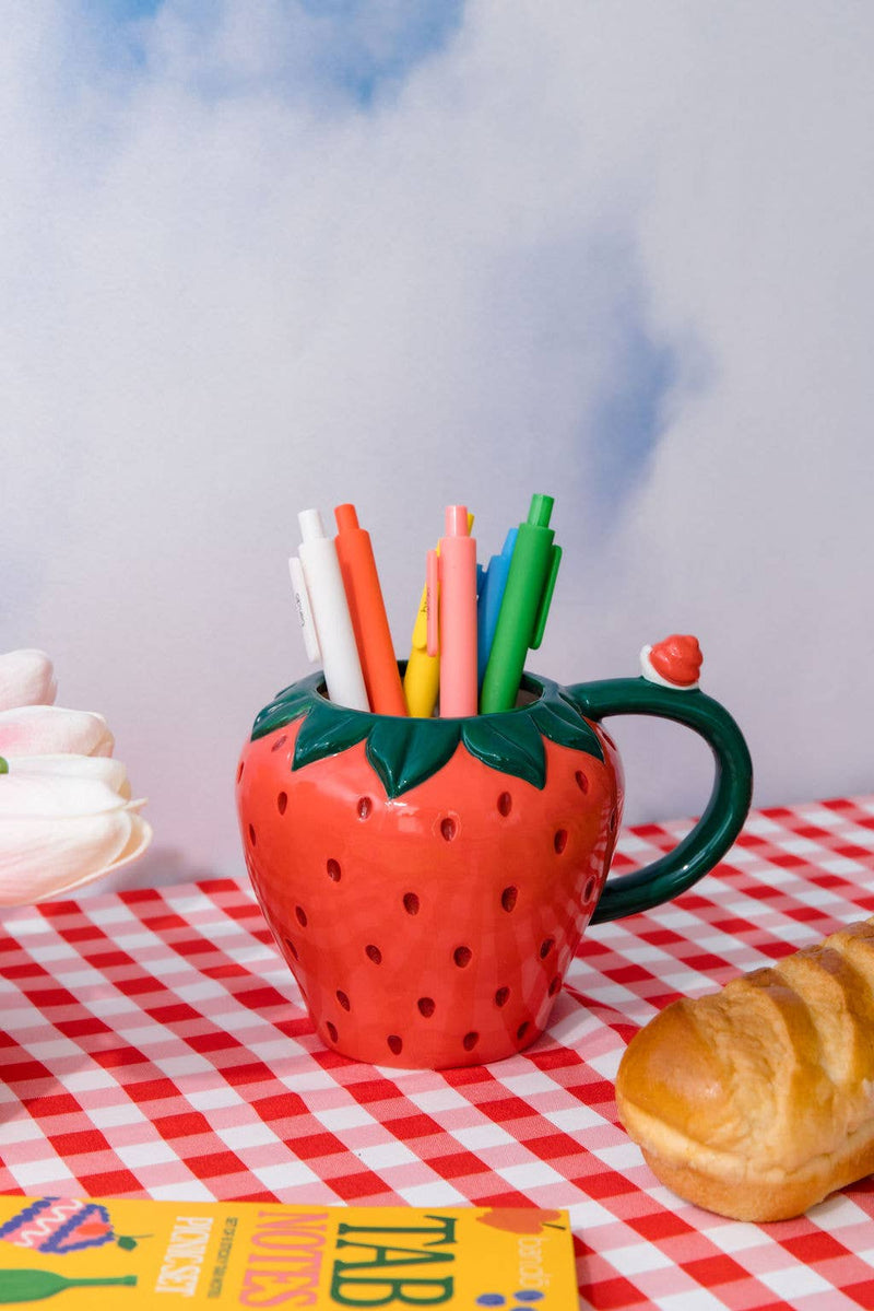 Ceramic Mug, Strawberry