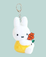 Miffy & Friends with Flower Plush Key Chain bag Charm