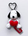 Snoopy Heart Key Ring Charm