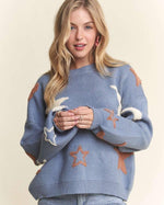 Fluffy Star & Moon Sweater