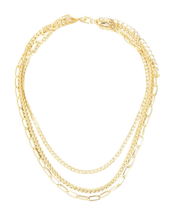 Mixed Layered Chain Necklace