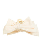 Oversized Satin Bow Claw Clip