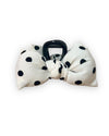 Puffy Polka Dot Bow Hair Clip