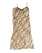 Vintage Leopard Slip Dress