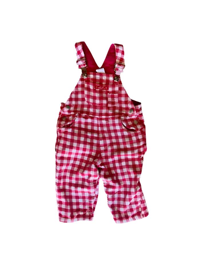 Vintage Gap Checkered Overalls