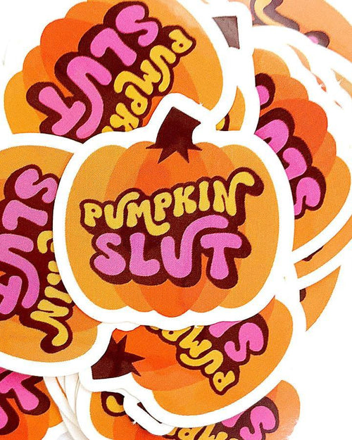 Pumpkin Slut Mini Sticker