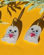 Lonely Hearts Ghostie Earrings