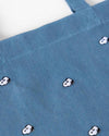 3P4 x Peanuts® - Snoopy Embroidered Tote Bag (Denim)