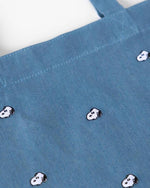 3P4 x Peanuts® - Snoopy Embroidered Tote Bag (Denim)