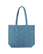 3P4 x Peanuts® - Snoopy Embroidered Tote Bag (Denim)