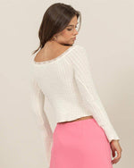 Ivory Tonja Off Shoulder Top