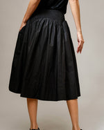 Black Drop Waist Skirt