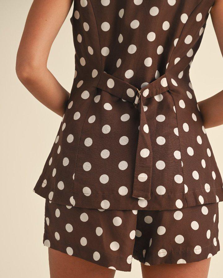 Vivian Polka Dot Vest