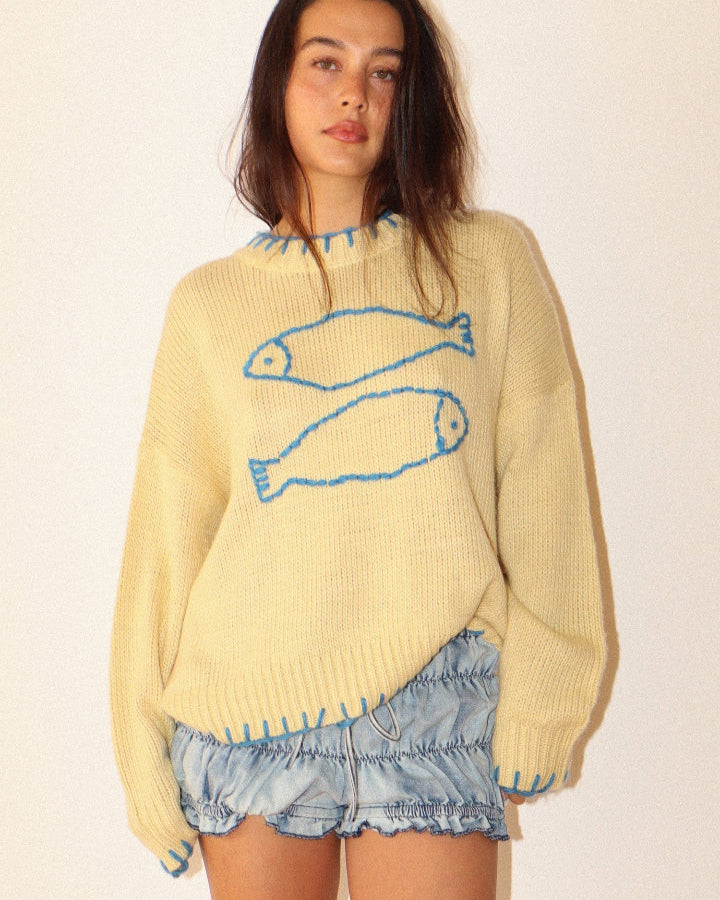 Butter Fish Sweater