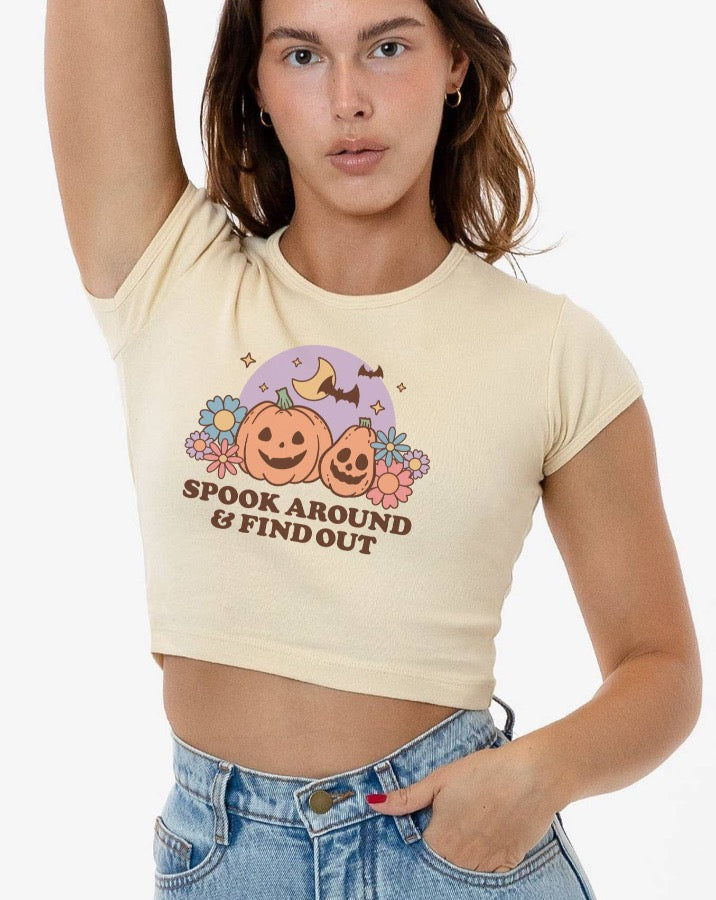 Spook Around and Find Out Crop Top