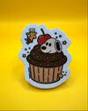 Snoopy Cupcake Sticker