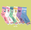 Sanrio Cotton Ankle Socks: Kuromi