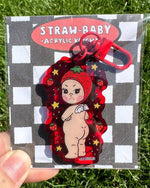 Straw-baby Acrylic Keychain | Sonny Angel