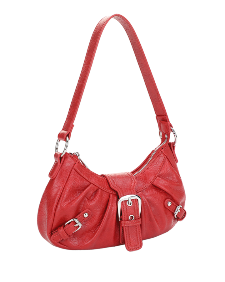 Red Nikki Buckle Bag