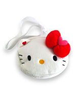 Hello Kitty Face with Red Ribbon Crossbody  Bag