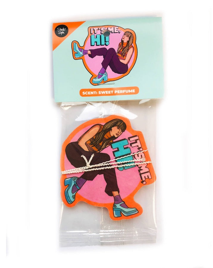 It's Me Hi! Taylor Air Freshener: Air Freshener + Packaging