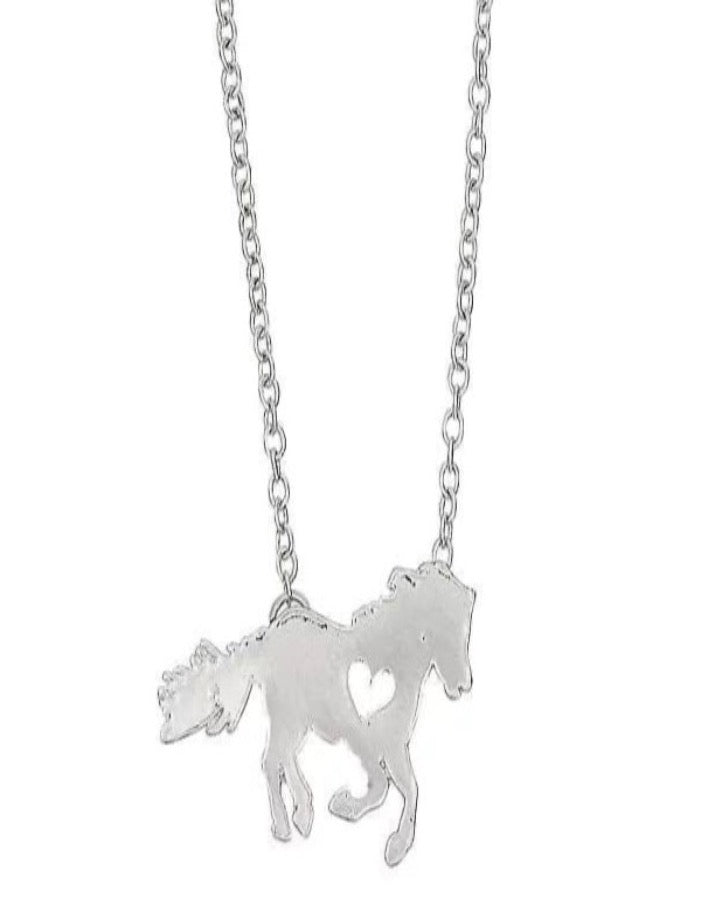 Pony Heart Necklace